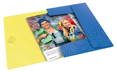 Produktbild von Leitz 46490032, Klappenordner, A4, Polypropylen (PP), Blau, 150 Blätter, 80 g/m²