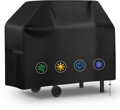 Immagine prodotto di Copertura per barbecue in tessuto Oxford 420D, 132 x 66 x 109 cm, impermeabile