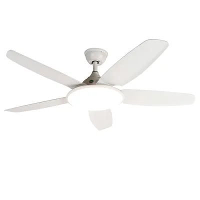 Produktbild von DeckenventilaTor Weiß 130cm inkl LED Dimmbar mit Fernbedienung Vifte