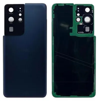 Produktbild von Akkudeckel kompatibel mit Samsung Galaxy S21 Ultra (SM-G998B), navy