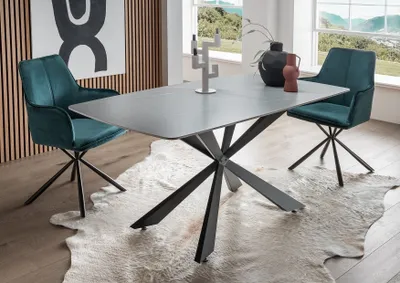 Produktbild von Esstisch >9240-20< in Grau matt, Keramik - 160x76x89cm (BxHxT)