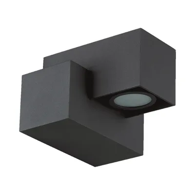 Zdjęcie produktu dla Lampa ścienna LED ROCS LED/3W, IP44, ciemnoszara L: 120, H: 90