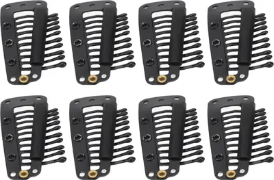 Obrázek produktu pro Klipy na prodloužení vlasů,Klipy na prodloužení vlasů 10 zubů,Klip na paruku,Klipy na paruku Snap,Klipy na paruku 10 zubů,Klipy na paruku DIY Snap Comb