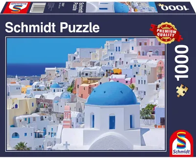 Image de Schmidt Spiele 58947 Puzzle Santorini - 1 000 pièces