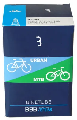 Produktbild von Bbb Presta 48 Mm Fahrradschlauch Durchsichtig 27.5´´ / 2.40-2.80 Durchsichtig 27.5´´