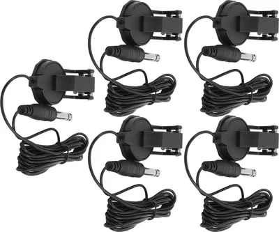 Image de CHICIRIS 5-pièces Clip-On-Pickup, JD-01Contact Piézoélectrique Microphone à contact Piézo Accessoires d'instruments de musique pour Ukulele-Guitare-Violon-Cello