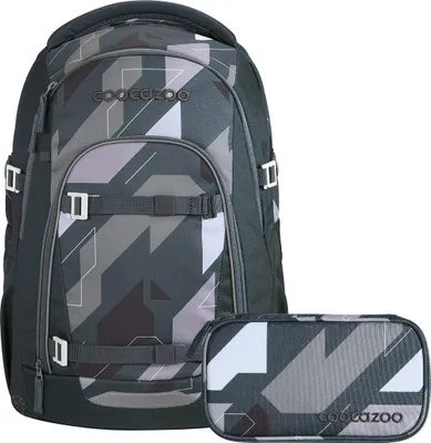Produktbild von Coocazoo Mate Dark Race Schulrucksack Set 2tlg.