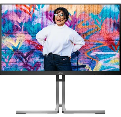 Obrázek produktu pro AOC Q27U3CV, 68,6 cm (27"), 2560 x 1440 px, Quad HD, LCD, 4 ms, Černá