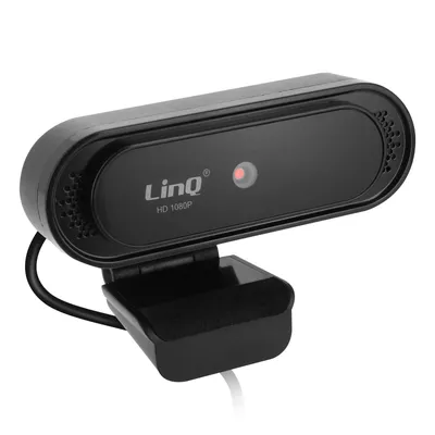 Immagine prodotto di Webcam USB Full HD 1080p con microfono, LinQ HD1090 – Nero