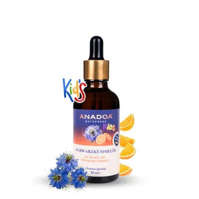 Schwarzkümmelöl für Kinder 50 mL - Anadoa Naturhaus