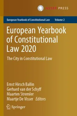 Produktbild von European Yearbook of Constitutional Law 2020