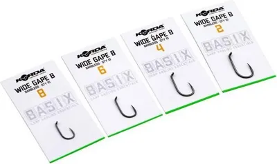 Zdjęcie produktu dla Korda Hooks Basix Wide Gape Barbless 6