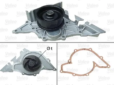 Produktbild von VALEO Kühlmittelpumpe Wasserpumpe für AUDI A4 Limousine (8D2, B5) 506792
