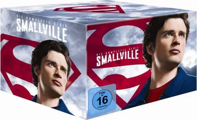 A box set of the TV series Smallville, featuring the main character.