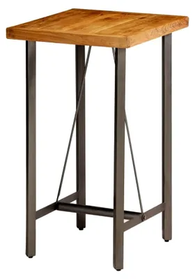 Produktbild von Bartisch aus Teakholz, 60 x 60 x 107 cm, für Garten und Küche