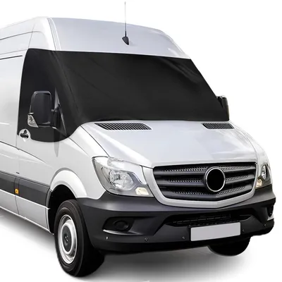 Immagine prodotto di Parasole per parabrezza per Mercedes Sprinter, modelli dal 2006 al 2018, in tessuto Oxford 600D, colore grigio