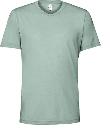 Produktbild von Canvas 3413 | Triblend Crew Neck T-Shirt / Meliert - Farbe: Dusty Blue Triblend - Größe: L