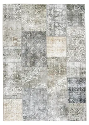 Zdjęcie produktu dla Dywan Patchwork - Lago Szary