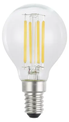 Produktbild von Eglo LED Lampe E14 G45 4W 470lm warmweiss 2700K Klar 117614