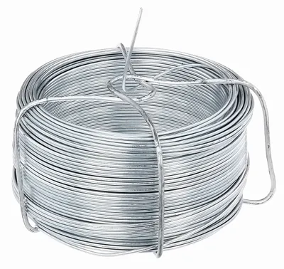 Image de Alberts 530495 Bobine de fil de fer, galvanisé, Ø de fil 1,3 mm, longueur 50 m, set de 2 pièces