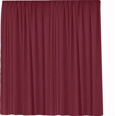 Produktbild von Kräuselband Blickdicht 300 (B) x 245cm (L) extra Breit Überbreite Abdunkelnd Vorhang Gardine Schal mit Universalband Bordeaux