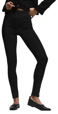 Productafbeelding van Zara sportlegging, zwart, met rits, maat M