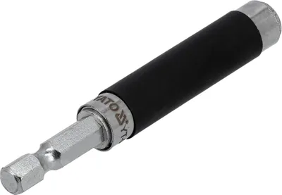 Image de Porte-embout magnétique 1/4" 80 mm avec douille de guidage