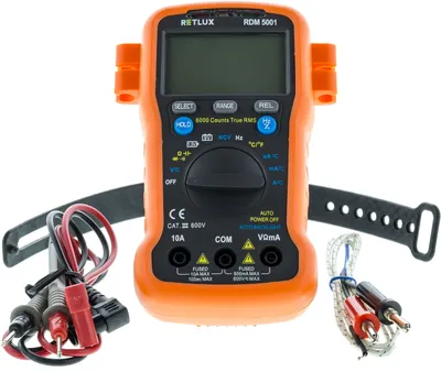Obrázek produktu pro RETLUX RDM 5001 Multimetr digitální, automatická volba rozsahu