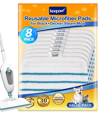 Produktbild von Mikrofasertücher für Dampfmop – 8 Stück, waschbare Ersatzpads