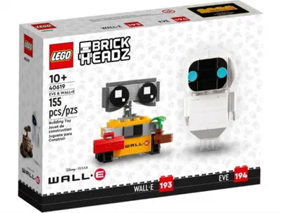 Produktbild von Lego 40619 - BrickHeadz Eve And Wall-E