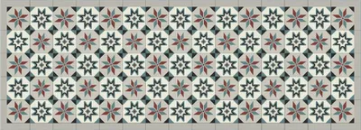 Produktbild von Velvet-Teppich Carrela Grau Rge45x150 - Mercury