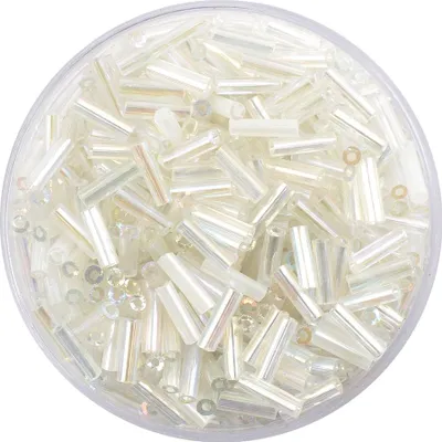 Produktbild von Meyco Stiftperlen 6 mm 20 g Bastelperlen DIY Schmuckherstellung Perlenkunst Perlmutt