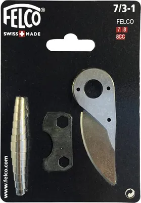 Produktbild von FELCO Ersatzteilsatz Klinge 7/3m. Feder + Stellschlüssel