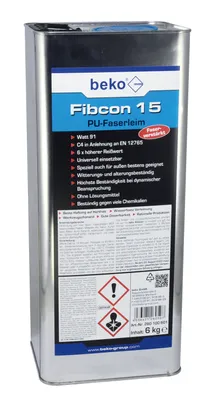 Produktbild von Fibcon 15 PolyurethanFaserleim 6 kg Blechkanister