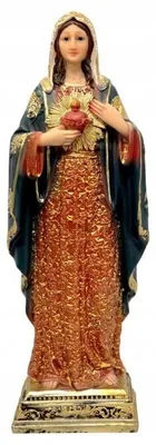 Produktbild von Art Sacrum Figur Maria vom Unbefleckten Herzen, 28 cm, Kunstharz