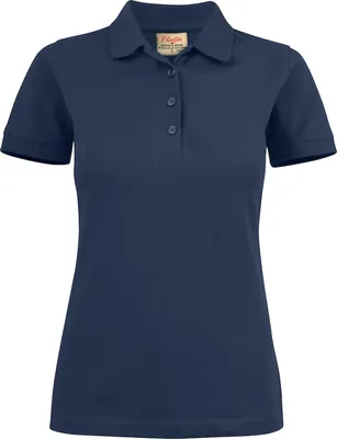 Produktbild von Damen Piqué Polohemd, Stretch, Surf-Look, 200 g/m², 4-Knopf-Knopfleiste