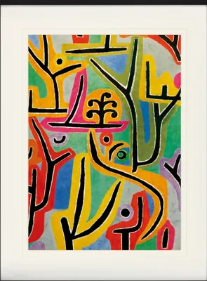 Produktbild von Paul Klee Gerahmtes Bild Mit Edlem Passepartout | Wand-Bilder | Im Bilderrahmen - Park Bei Lu, 1938 (80 x 60 cm)