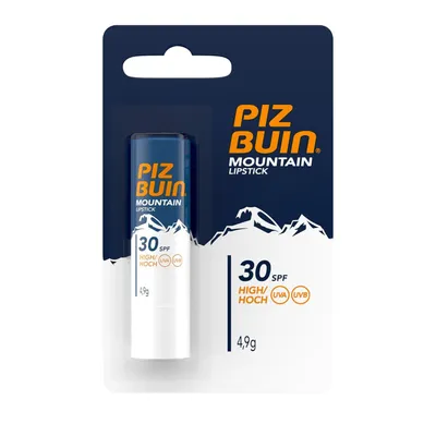 Immagine prodotto di Piz Buin Mountain stick labbra SPF 30 trattamento labbra idratante per sport invernali protezione efficace contro vento e sole