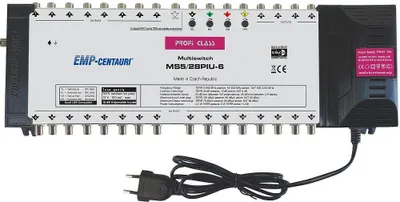 Produktbild von EMP Centauri MS5/28PIU-6 Multischalter 5in/28out mit Netzteil, terr aktiv