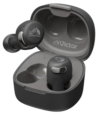 Obrázek produktu pro JVC HA-A30T2, True Wireless Stereo (TWS), 20 - 20000 Hz, Hovory/hudba, Sluchátka s mikrofonem, Černá