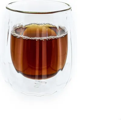Immagine prodotto di set di 2 bicchieri da 350 ml per latte macchiato bicchieri da tè bicchieri da espresso a doppia parete