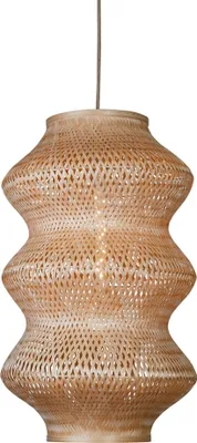 Image de GOOD&MOJO - Lampe à suspendre Barbados - Naturel - Ø40cm Lampe à suspendre - Lampe de table à manger - Lampe de salon - Lampe de chambre à coucher - Salon