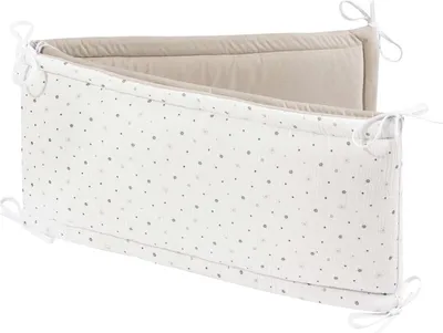 Produktbild von Little Stars Musselin & Ecru Velvet Bettumrandung XXL