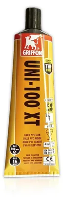 Produktbild von Griffon PVC-Kleber Uni-100 Spezialklebstoff 125 ml Kunfstoffteile Rohre Fittings