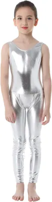 Productafbeelding van Jumpsuit Kinderen - Danspak Jumpsuit - Dansen en Feest - Glanzende Stof - 164 cm - N.v.t.