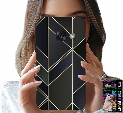 Produktbild von Hülle Für Samsung A5 2017 - Gold Rahmen, Elegantes Design + Glas