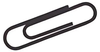 Produktbild von Alco Briefklammer Metall kunststoffüberz 32mm schwarz 1000 Stück
