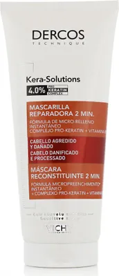 Image de Vichy Dercos Kera-Solutions Restoring 2min Mask Masque pour cheveux très abîmés 200 ml