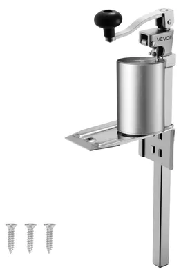 Productafbeelding van VEVOR Handmatige doseopener, doseermachine voor de horeca, standaard doseopener met voet, in hoogte verstelbare doseopener voor tafels, geschikt voor blikken tot 30 cm hoog, ideaal voor restaurants, hotels, etc.