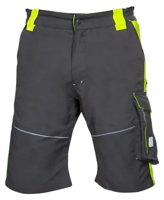 Produktbild von ARDON NEON Arbeitsshorts Knieschutz Reflexpaspel Schwarz Gelb Gr 46-66 50